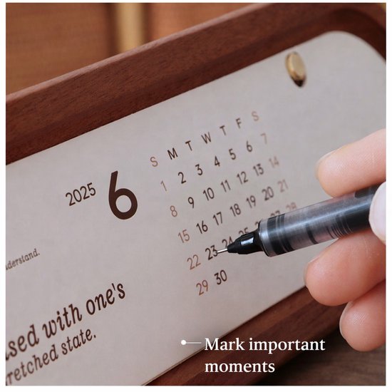 Desk Calendar 2026 - Minimalist Desk Calendar - Decorative Desk Planner - Desk Decoration - Simple Design - Suitable for Home and Office - Image 2