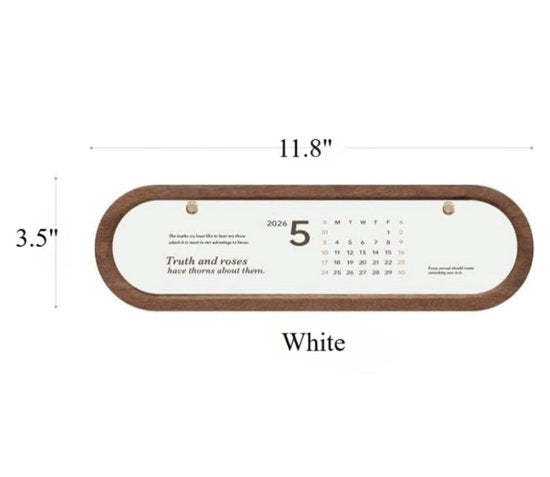 Desk Calendar 2026 - Minimalist Desk Calendar - Decorative Desk Planner - Desk Decoration - Simple Design - Suitable for Home and Office - Image 3