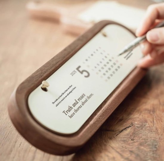 Desk Calendar 2026 - Minimalist Desk Calendar - Decorative Desk Planner - Desk Decoration - Simple Design - Suitable for Home and Office - Image 4