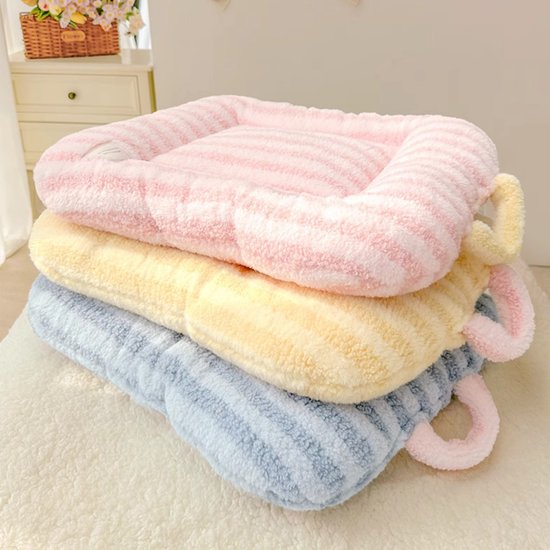 Cat Bed - Pet Mat - Soft and Warm Sleeping Mat for Cats and Small Pets, Comfortable and Cozy - Suitable for All Pets (Pink, S: 40 * 50cm) - Image 2