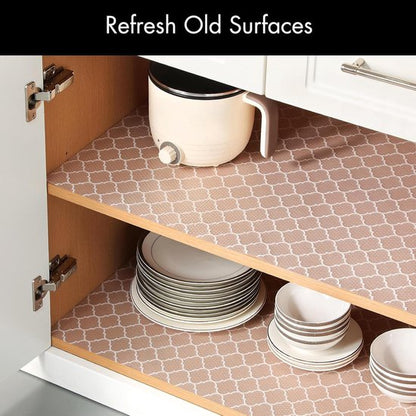 Drawer Mat - Kitchen Drawer Mat - Kitchen Cabinet Shelf Protector - Non-Adhesive, Waterproof EVA Drawer Mat, Easy to Cut to Size for Refrigerator, Cabinet or Chest of Drawers (White, 11.8"W x 78.7"L) - Image 2