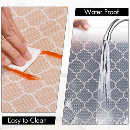 Drawer Mat - Kitchen Drawer Mat - Kitchen Cabinet Shelf Protector - Non-Adhesive, Waterproof EVA Drawer Mat, Easy to Cut to Size for Refrigerator, Cabinet or Chest of Drawers (White, 11.8"W x 78.7"L) - Image 4