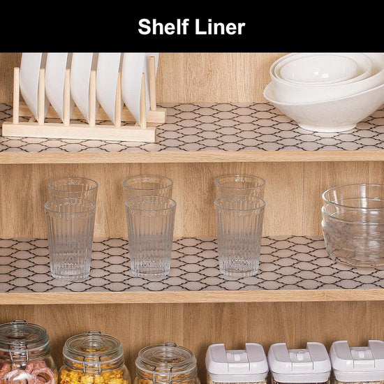 Drawer Mat - Kitchen Drawer Mat - Kitchen Cabinet Shelf Protector - Non-Adhesive, Waterproof EVA Drawer Mat, Easy to Cut to Size for Refrigerator, Cabinet or Chest of Drawers (Black, 11.8"W x 78.7"L) - Image 2