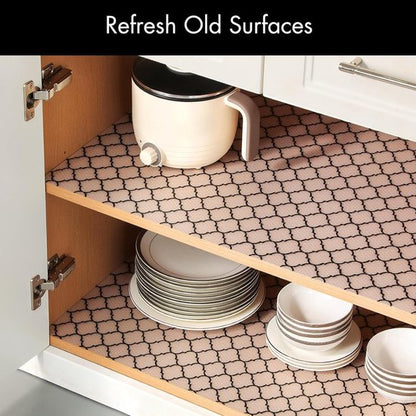 Drawer Mat - Kitchen Drawer Mat - Kitchen Cabinet Shelf Protector - Non-Adhesive, Waterproof EVA Drawer Mat, Easy to Cut to Size for Refrigerator, Cabinet or Chest of Drawers (Black, 11.8"W x 78.7"L) - Image 4