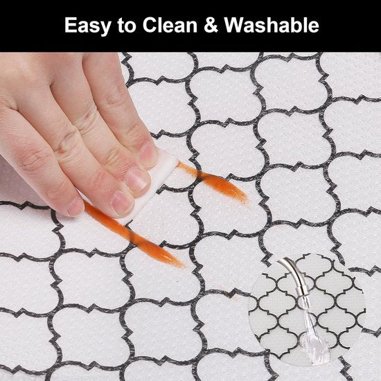 Drawer Mat - Kitchen Drawer Mat - Kitchen Cabinet Shelf Protector - Non-Adhesive, Waterproof EVA Drawer Mat, Easy to Cut to Size for Refrigerator, Cabinet or Chest of Drawers (Black, 11.8"W x 78.7"L) - Image 5