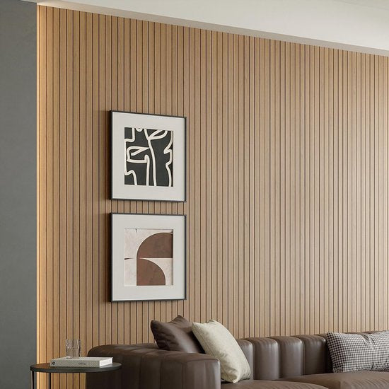 Self-adhesive 3D Wall Panel - Brown Oak Look - PVC Plank 300x40 cm for Wall & Ceiling - Soundproof - Image 6
