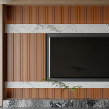 Self-adhesive 3D Wall Panel - Walnut Look - PVC Plank 300x40 cm for Wall & Ceiling - Soundproof - Image 4