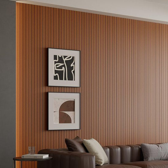 Self-adhesive 3D Wall Panel - Walnut Look - PVC Plank 300x40 cm for Wall & Ceiling - Soundproof - Image 7