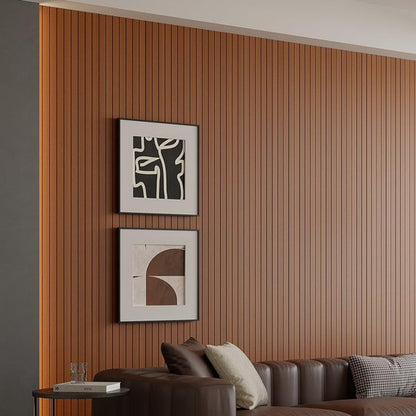 Self-adhesive 3D Wall Panel - Walnut Look - PVC Plank 300x40 cm for Wall & Ceiling - Soundproof - Image 7