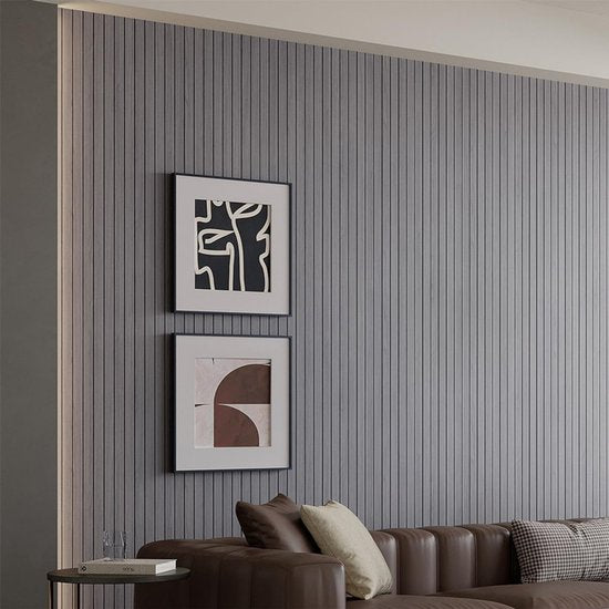 Self-adhesive 3D Wall Panel - Gray Oak Look - PVC Plank 300x40 cm for Wall & Ceiling - Soundproof - Image 5