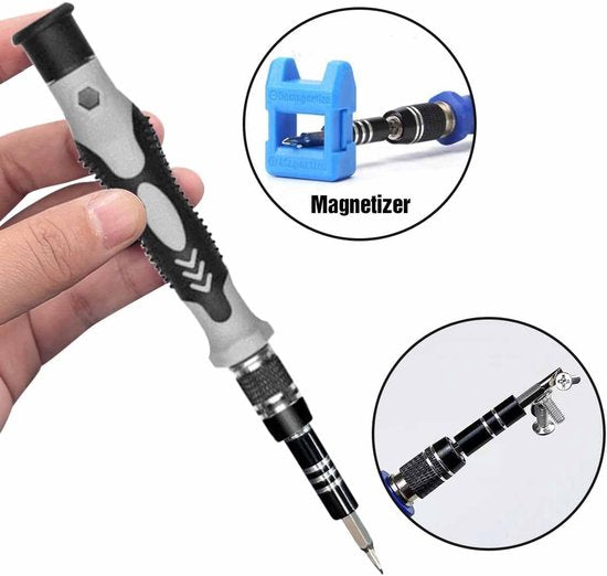 115-Piece Precision Screwdriver Set - Magnetic for Phone, Laptop & Electronics - Professional Repair Kit with Storage Case - Image 4
