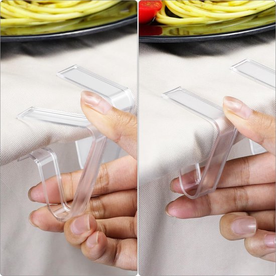 Tablecloth Clips - 48 Pieces - Tablecloth Clips - Transparent Tablecloth Clips - Windproof Tablecloth Clips - Suitable for Weddings - Image 4