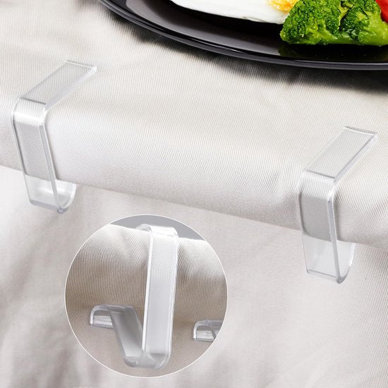 Tablecloth Clips - Pack of 12 - Transparent Tablecloth Clips - Windproof Tablecloth Clips - Suitable for Weddings - Image 4
