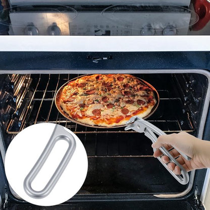 Heat-resistant tongs - Baking tongs - Non-slip plate tongs - Steam tongs - Heat-resistant tongs - Pizza pan tongs - Multifunctional heat-protecting oven tongs - Robust pan tongs made of cast aluminum - Image 3