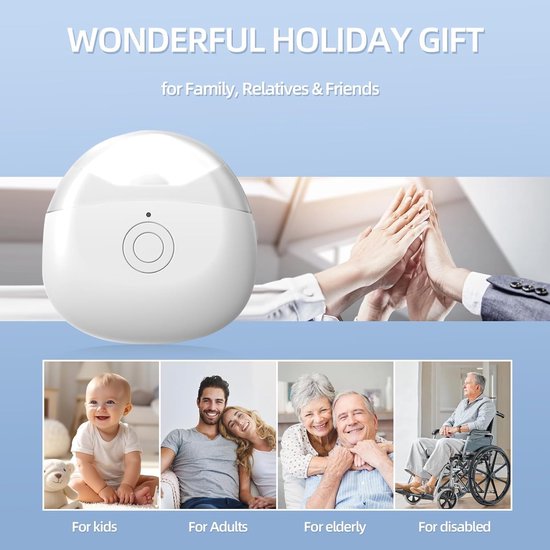 Electric nail clipper - Automatic nail clipper - Safe nail clipper with wireless charging - With LED light and collection container for nail debris - Suitable for children, adults and seniors - Image 7