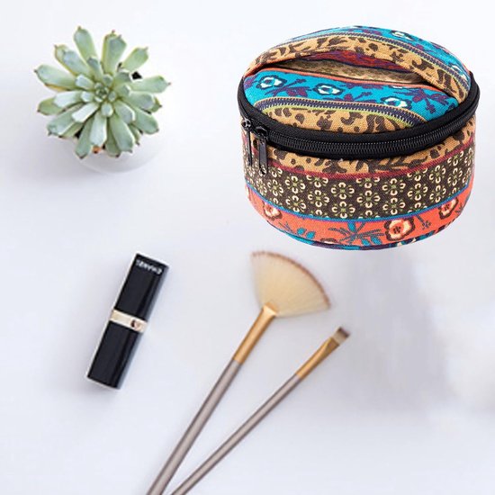Storage Bag - 1 Piece - Canvas Essential Oil Storage Bag - Cosmetic Storage Bag - Travel Bottle Storage Box - Image 3