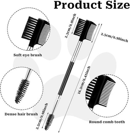 Pet Grooming Comb - 2-Piece Set - Tear Stain Removal Comb for Dogs - Double-Sided Eye Brush for Dogs - Pet Cleaning and Grooming Comb - Pet Eyelash Comb - Image 6
