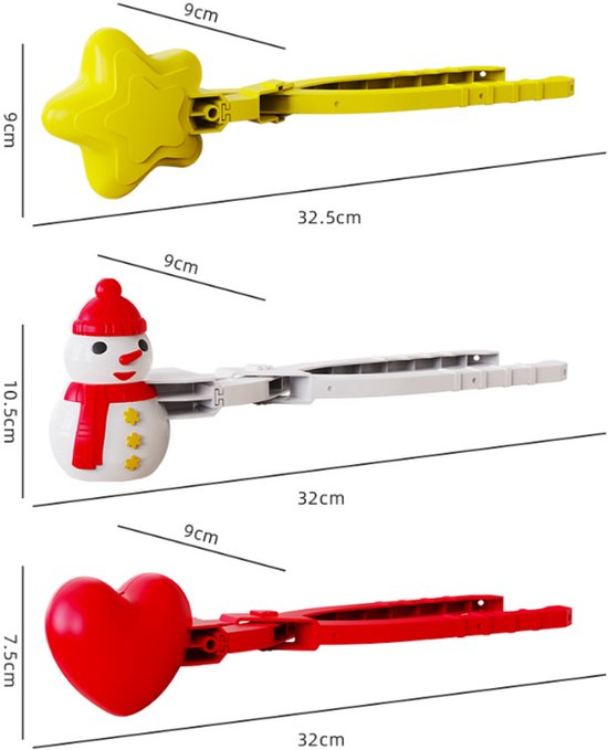 Snowball Maker for Kids | 6 Pieces - Safe PP Material - Image 2