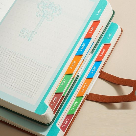 Agenda 2026 Adults - Planner - Journal - Organizer - Business - Texture - PU Material - A5 Format - Black - Image 3