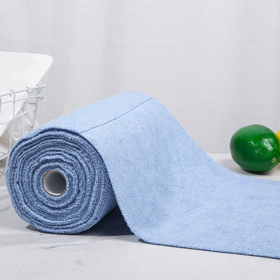 Dishcloth – 20 sheets per roll (25 × 25 cm) – Tear-off roll cloths – Reusable and durable – Multifunctional cleaning cloths for car, glass, floor, tiles, tables and kitchen - Image 3