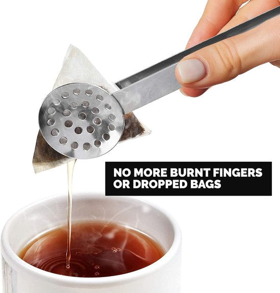 Tea tongs - lemon tongs - tea tongs - multifunctional ice cube and candy tongs - stainless steel tea tongs and pressing tool - an essential gift for tea lovers. - Image 4