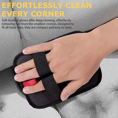 Pet Hair Removal Gloves - 2-Piece Set - Pet Hair Removal Brush - Anti-static Dog Hair Removal Gloves - Suitable for clothing, furniture, carpets, cat beds, etc. - Image 2