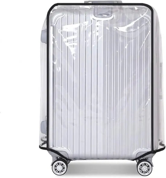 Luggage Cover - Transparent PVC Material - Waterproof and Scratch Resistant - Semi-transparent Luggage Cover - Suitable for Business Travel and Daily Use - 20