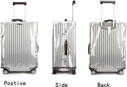 Luggage Cover - Transparent PVC Material - Waterproof and Scratch Resistant - Semi-transparent Luggage Cover - Suitable for Business Travel and Daily Use - 20 - Image 3