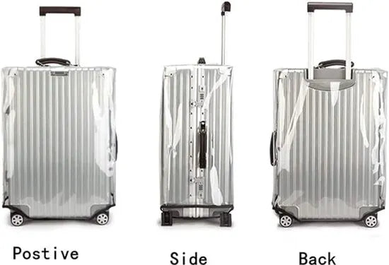 Luggage Cover - Transparent PVC Material - Waterproof and Scratch Resistant - Semi-transparent Luggage Cover - Suitable for Business Travel and Daily Use - 20 - Image 3