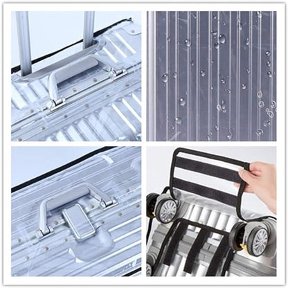 Luggage Cover - Transparent PVC Material - Waterproof and Scratch Resistant - Semi-transparent Luggage Cover - Suitable for Business Travel and Daily Use - 22 - Image 3