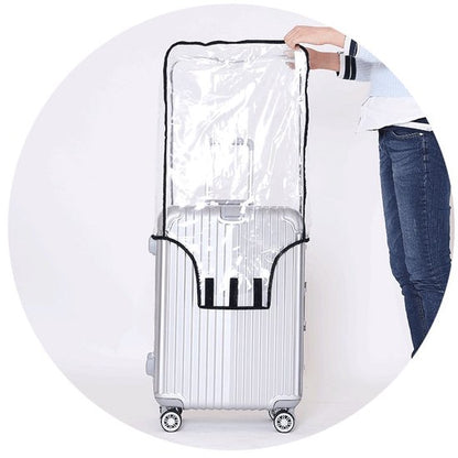 Luggage Cover - Transparent PVC Material - Waterproof and Scratch Resistant - Semi-transparent Luggage Cover - Suitable for Business Travel and Daily Use - 28 - Image 3