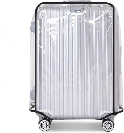 Luggage Cover - Transparent PVC Material - Waterproof and Scratch Resistant - Semi-transparent Luggage Cover - Suitable for Business Travel and Daily Use - 30