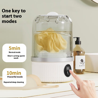 Portable Washing Machine - Cordless - Rechargeable - For Delicate Underwear - Compact - Image 3