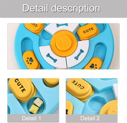 Dog Toys - Educational Toys - Treat Dispenser - Blue - 1pc - Image 2