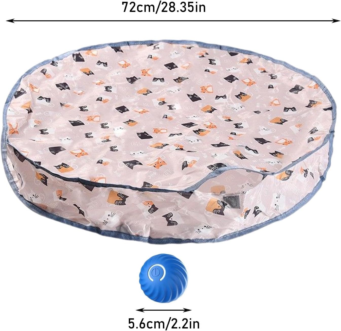 Play mat - Educational cat toy - USB automatic cat toy with three settings - 1 item - Image 5