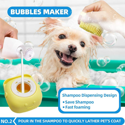 Bath Brush Set - Hair Care - Dog Supplies - 6 in 1 - Image 3
