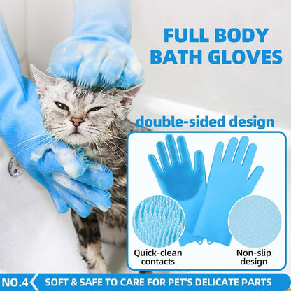Bath Brush Set - Hair Care - Dog Supplies - 6 in 1 - Image 5