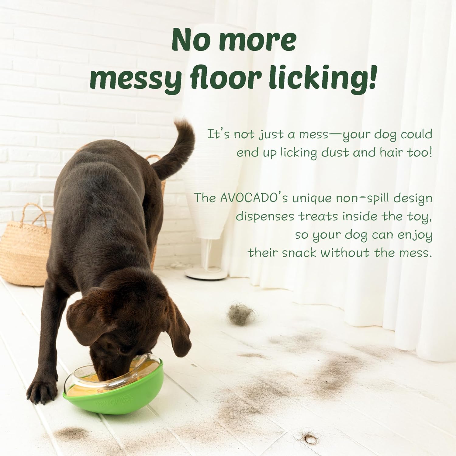 Dog Toy - Leak-Proof - Shake - Avocado - 1pc - Image 2
