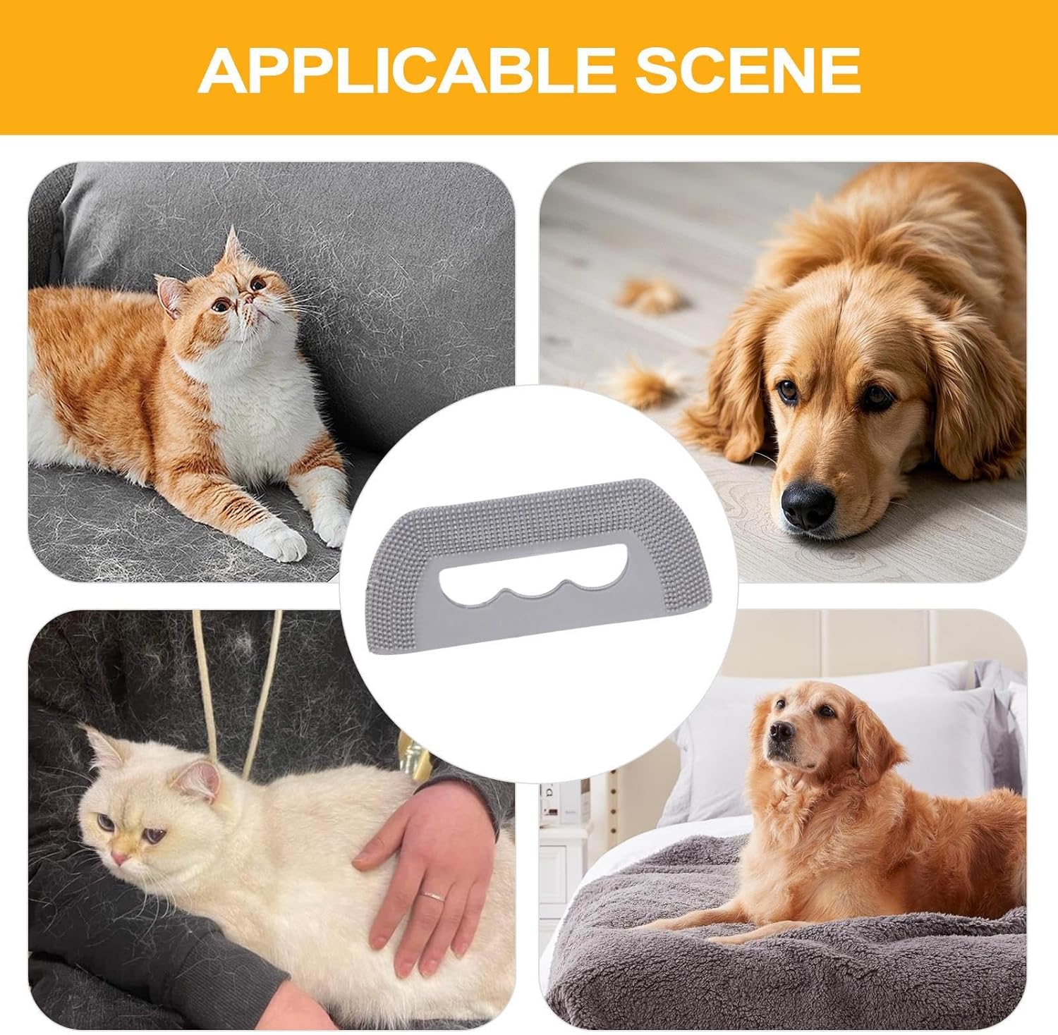 Pet Hair Remover - Mini - Carpet, Sofa, Bedding - 1 pc - Image 3