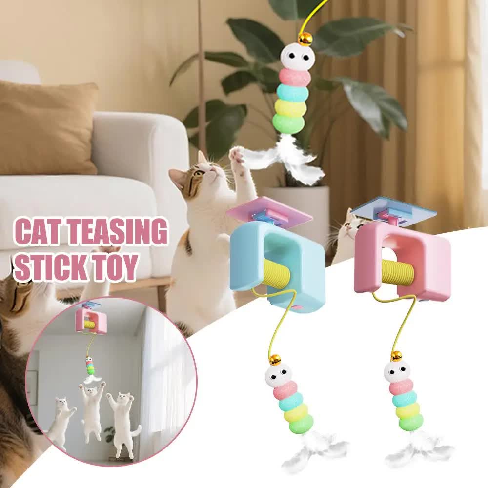 Cat Toys - Hanging - Spring-Loaded and Automatic - Blue - 1pc - Image 3