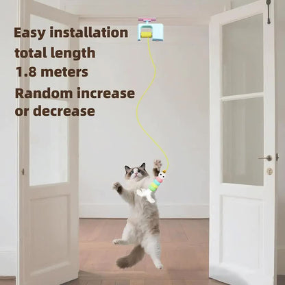 Cat Toys - Hanging - Spring-Loaded and Automatic - Blue - 1pc - Image 4