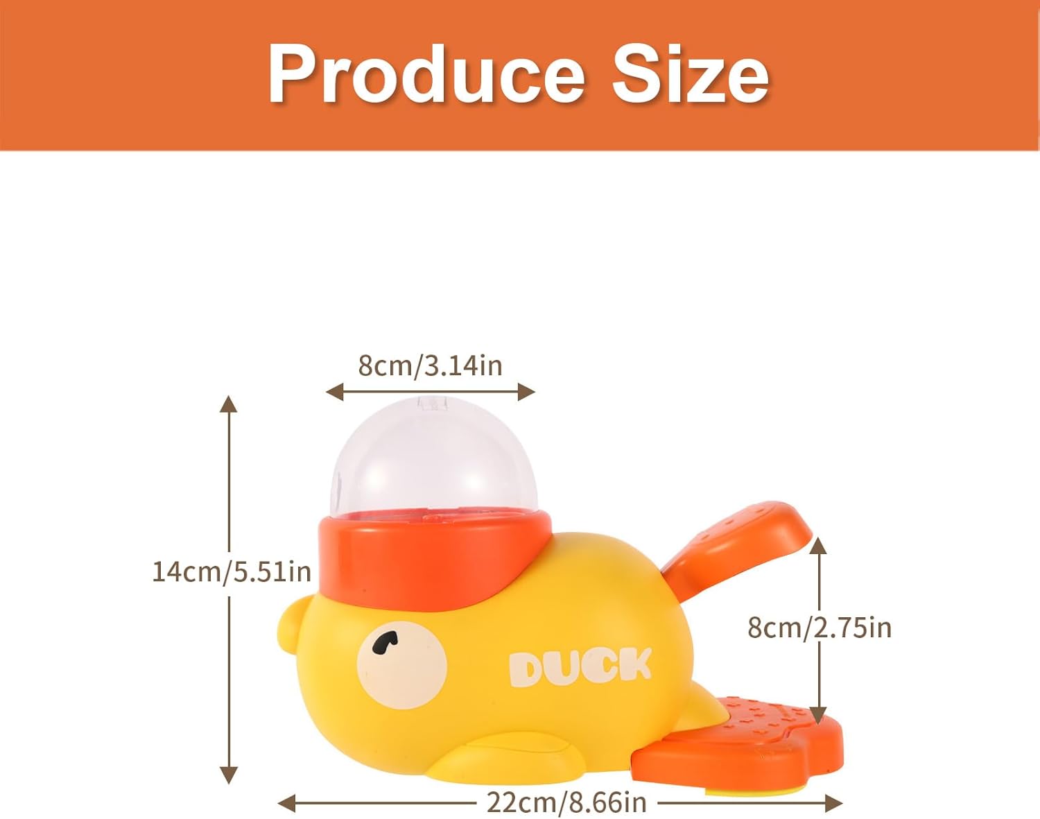 Pet Feeder - Toy - Automatic - Yellow Duck - 1st - Image 2