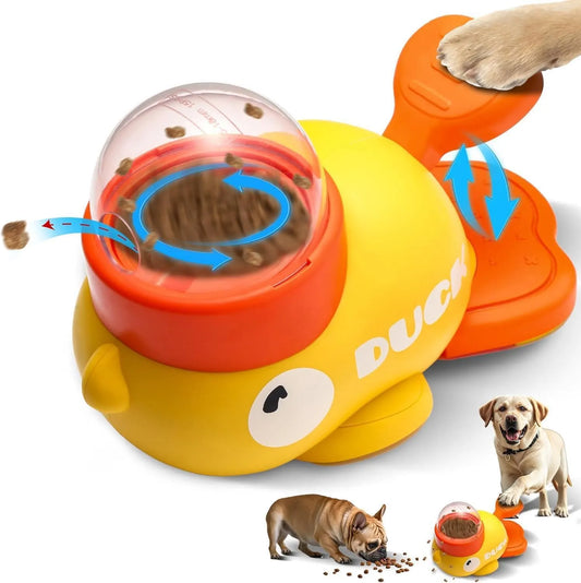 Pet Feeder - Toy - Automatic - Yellow Duck - 1st - Image 4