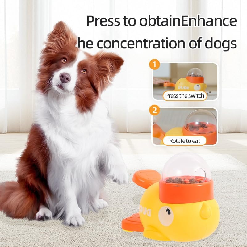 Pet Feeder - Toy - Automatic - Yellow Duck - 1st - Image 5