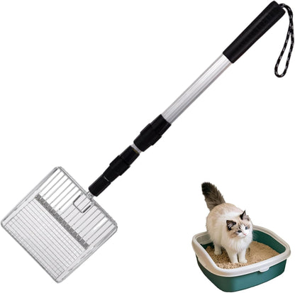 Cat Litter Scoop - Retractable - Metal - Portable - Multifunctional - 1st - Image 2