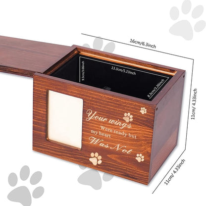 Pet Urn - Keepsake - Wooden Frame - 1pc - Image 2