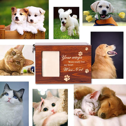 Pet Urn - Keepsake - Wooden Frame - 1pc - Image 4