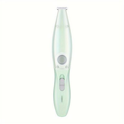 Small Animal Hair Trimmer-Hair Suction Cup-Rechargeable-Quiet-Green-1st