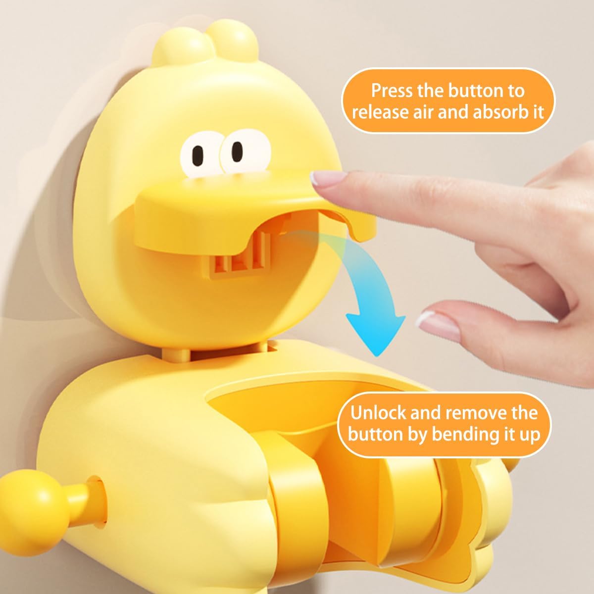 Shower Head Holder - Suction Cup Shower Head Holder - Punch-Free - Children's Shower Head Holder - Removable and Adjustable - 1 Pack - Image 4