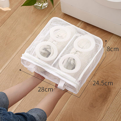 Laundry Net - Laundry Nets - Portable - Reusable - Anti-deformation - Washing and drying in one - Can be used to wash clothes and shoes, can also be used for drying - 1 pack - Image 2
